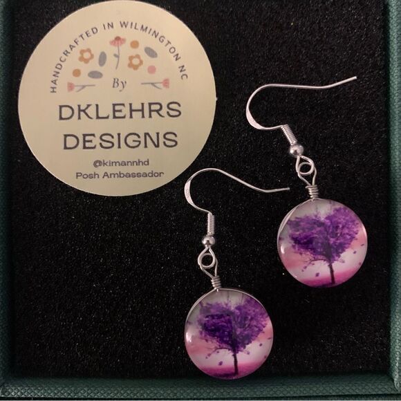 🌺 925 Tree of Life Fashion Earrings - Picture 1 of 10